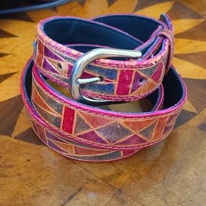 Beautiful Vintage Genuine Leather Belt